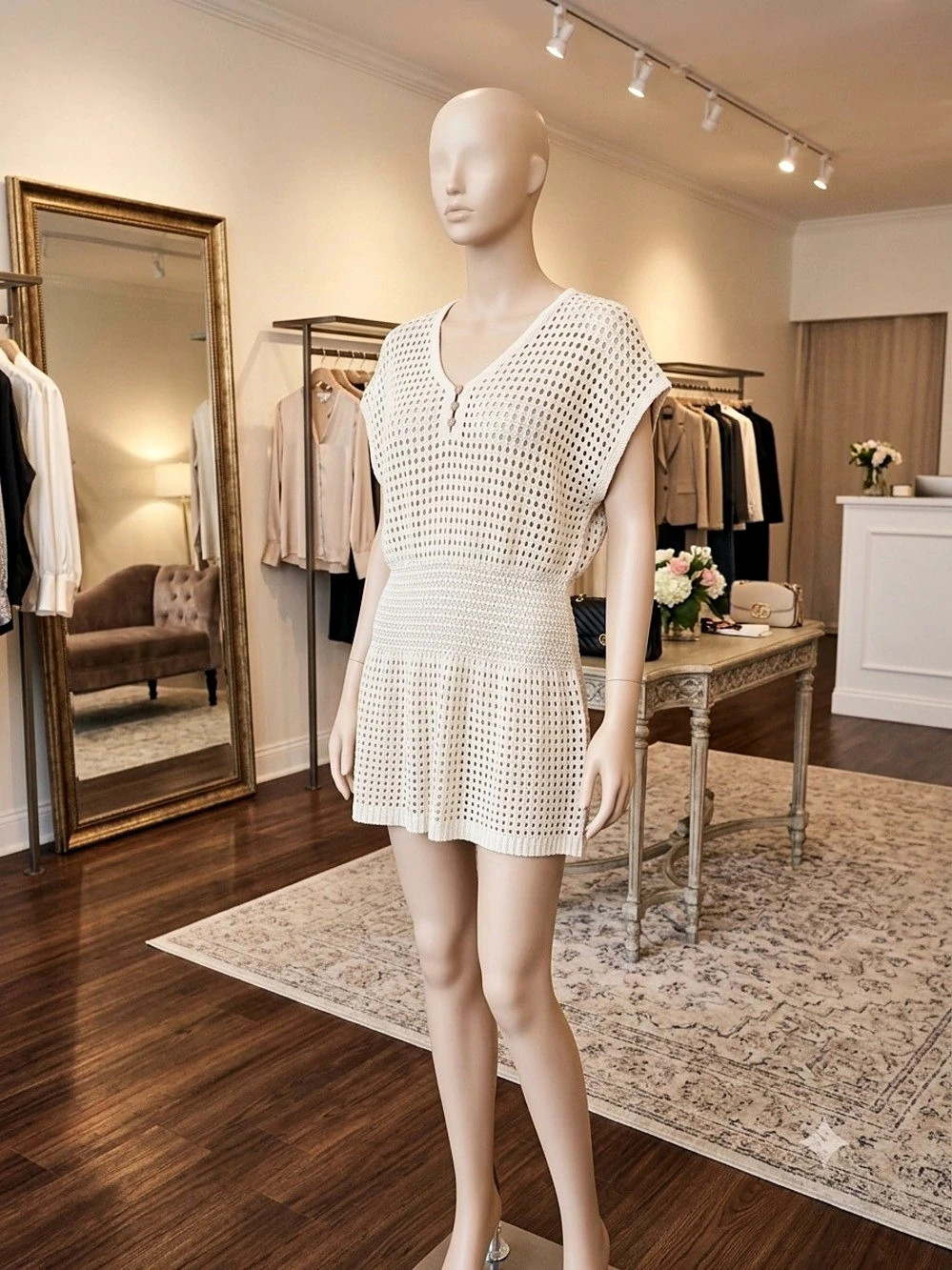 Cupshe Crochet Knit Mini Dress Size Large